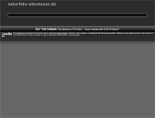 Tablet Screenshot of naturfoto-abenteuer.de